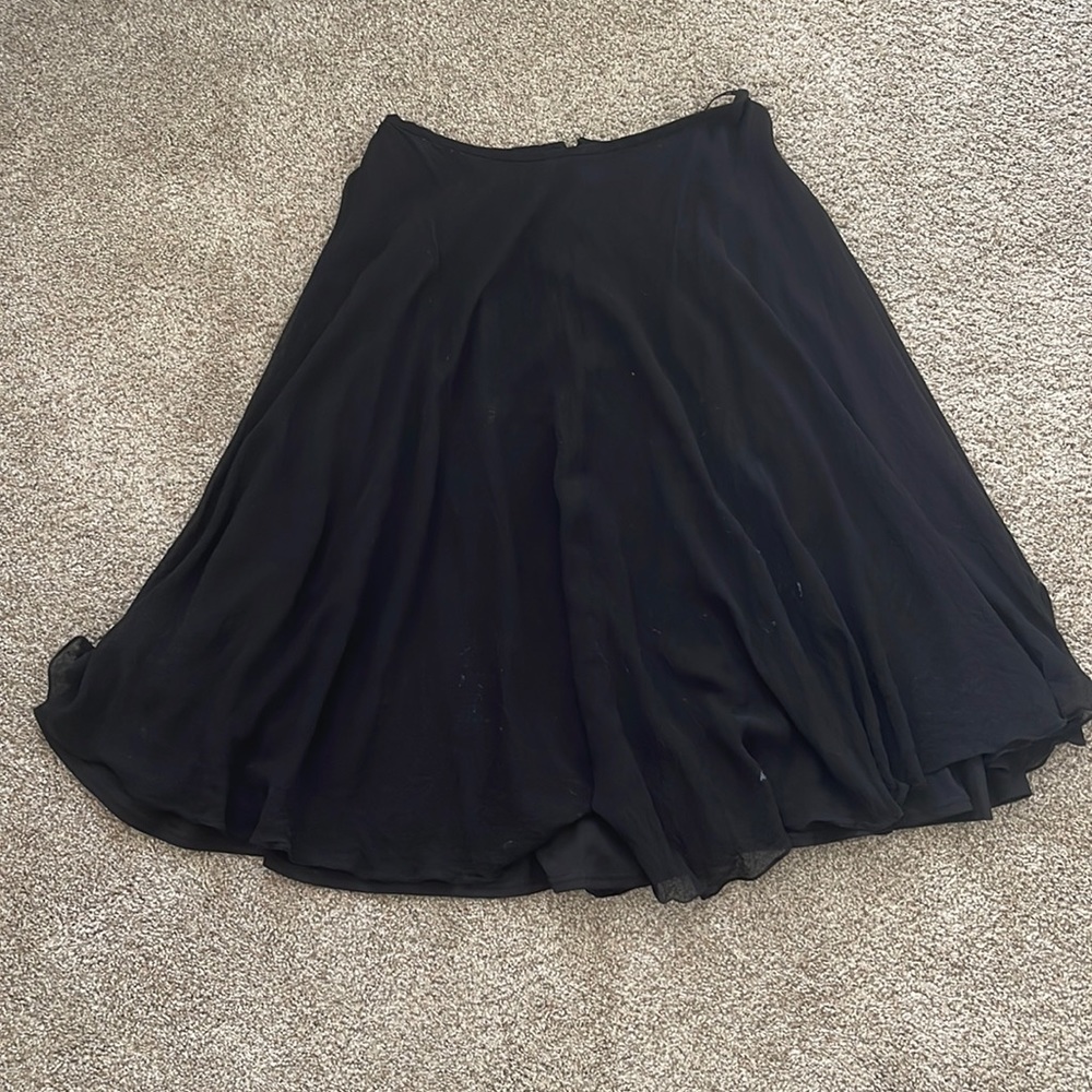 Silk Tadashi Midi Skirt